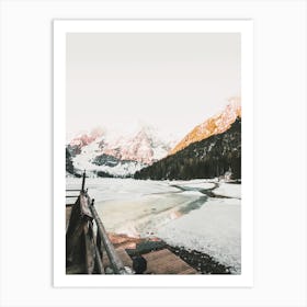 Snow Melt Creek Art Print