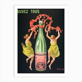 Drink All Evian Cachat, Leonetto Cappiello Art Print