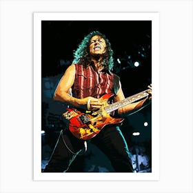 Kirk Hammett metallica band music 6 Art Print