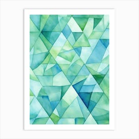 Abstract Watercolor Painting 27 Art Print