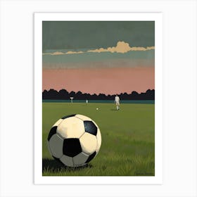 Soccer Ball 1 Art Print