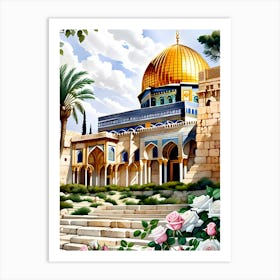 Dome Of The Rock 1 Art Print