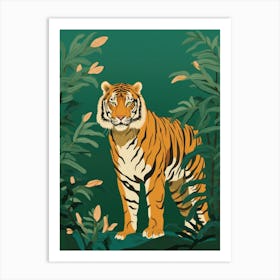 Tiger In The Jungle 29 Art Print