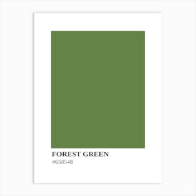 Forest Green Art Print