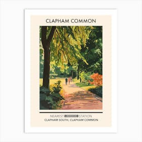 Clapham Common London Parks Garden 1 Art Print