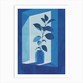 'Blue Vase' Art Print