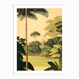 Kep Cambodia Rousseau Inspired Tropical Destination Art Print