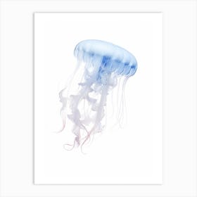 Irukandji Jellyfish Drawing 10 Art Print