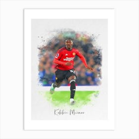 Kobbie Mainoo Manchester United Art Print