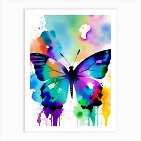 Colorful Butterfly 127 Art Print