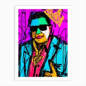 ray ban person Art Print