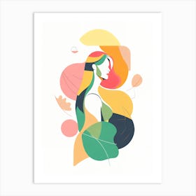 Abstract Woman Art Print