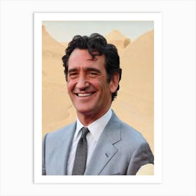 Clive Owen Retro Collage Movies Art Print