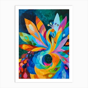 Peacock 8 Art Print