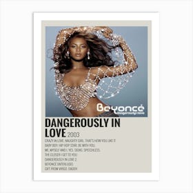 Beyonce Dangerously In Love 2003 Poster 1 Art Print