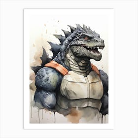 Godzilla 9 Art Print