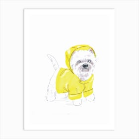 Westie Art Print