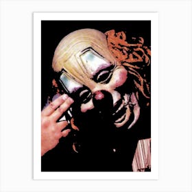 Clown Face slipknot band 1 Art Print