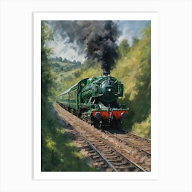 Steam Locomotive Art Print