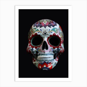 Day Of The Dead Skull Art Print