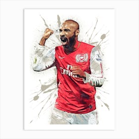 Thierry Henry Arsenal Art Print