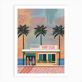 Surf Club Art Print