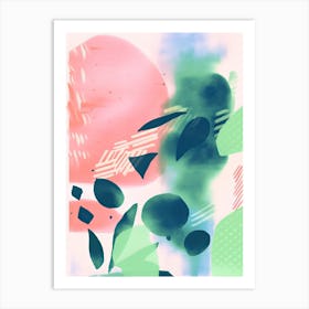 Summer Vibes Abstract 2 Art Print