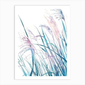 Watercolor Grass Art Print