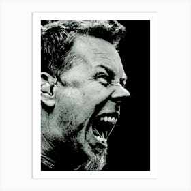 James Hetfield Metallichead band music 32 Art Print