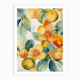 Landscape(Orange Blossoms) Art Print