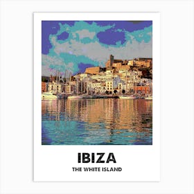 Ibiza, City, Print, Art, Landscape, Spain, Home Decor, Wall Print Art Print