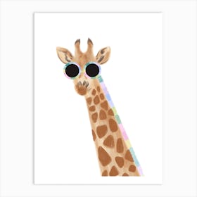 Giraffe Nursery Print Art Print