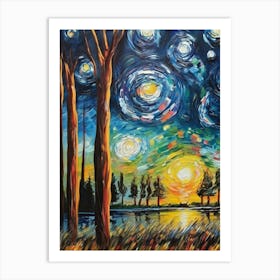 Starry Night 223 Art Print