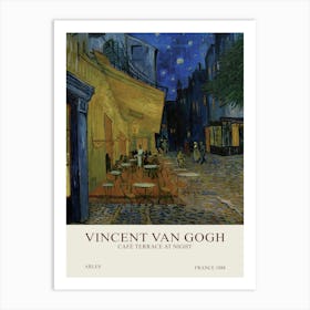 Vincent Van Gogh - Café terrace at night Art Print