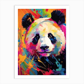 Panda Art In Fauvism Style 1 Art Print