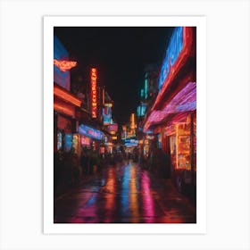 Neon Lights 1 (1) Art Print