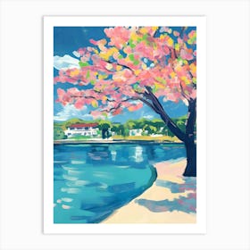 Cherry Blossom Tree Art Print