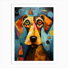 Modern Dog 2 Art Print