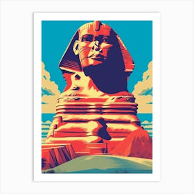 Giza Pyramid Art Print