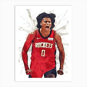Jalen Green Houston Rockets 1 Art Print
