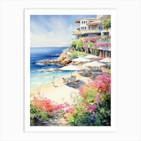 Coastal Dreams: Mediterranean Wall Print Art Print