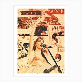 Taylor Swift 87 Art Print