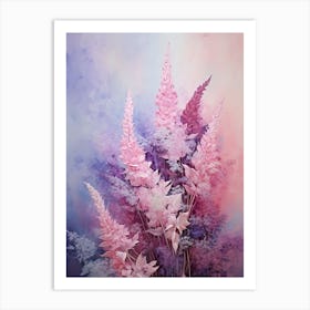 Pink Flowers In A Vase Art Print