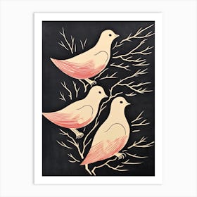 Three Doves Art Print