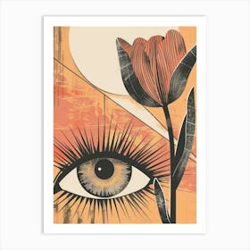 Eye Of The Tulip Art Print