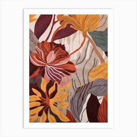 Fall Botanicals Orchid 1 Art Print