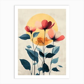 Flowers In The Sun Art Print