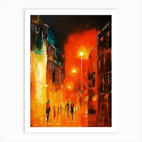 Night In The City 2 Art Print