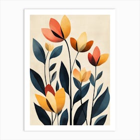 Flowers In Bloom 3 Art Print