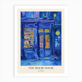 London Book Nook Bookshop 5 Poster Art Print